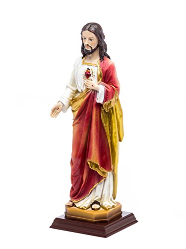 aubaho Heiligenfigur Jesus 31cm Skulptur Figur Madonna Sculpture von aubaho