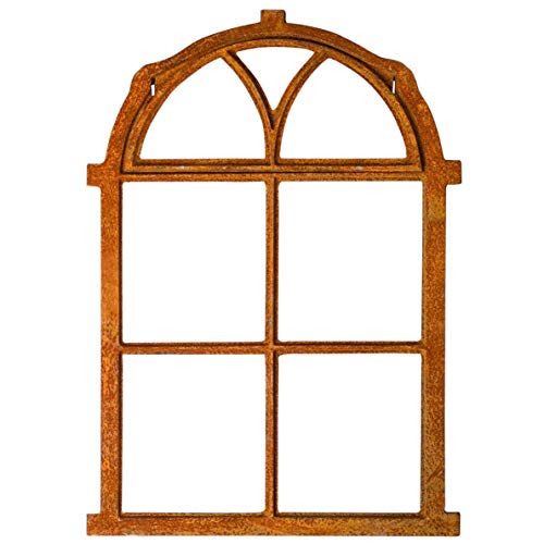 aubaho Nostalgie Stallfenster 54x77cm mit Klappe Eisenfenster Rahmen rostig Antik-Stil von aubaho