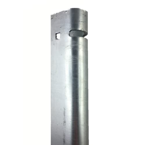 auf-mass24 Universal Zaunanschlussleiste Typ-UL Zaunanschlussschiene Zaun (1240mm, Feuerverzinkt - Silbergrau) von auf-mass24
