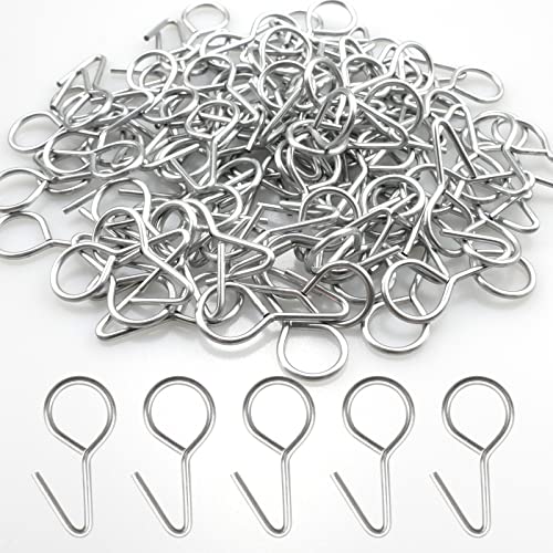 aupawdy 120Pcs 28mm S Haken Klein Ringe Metallhaken Hängehaken S Haken Edelstahl Klein Auto Innen Installieren Sitzbezüge Haken Sitz Abdeckung Verschluss für Auto von aupawdy