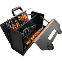 Werkzeugtasche B.420xT.185xH.315mm 24l Rindleder schw. Mittelw. CP-7 Stecksyst. von Parat