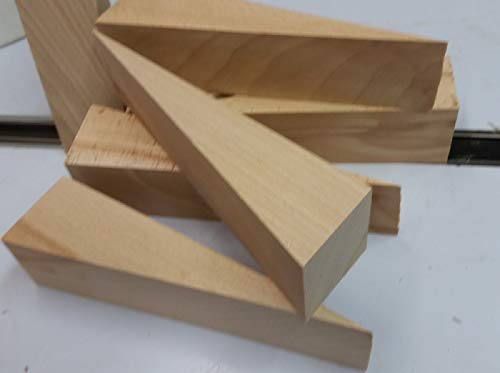 6 große Hartholzkeile 170x60x50mm von aus eigener handwerklichen fertigung