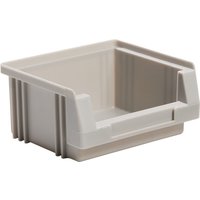 LA-KA-PE Sichtlagerkasten PLK, PP grau, L90xB102xH50mm von LA-KA-PE