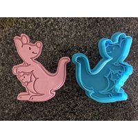 Aussie Känguru Ausstechform Prägezange von aussiecookiecutters