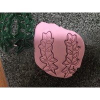 Blatt, Ausstecher Prägung Links Und Rechts von aussiecookiecutters
