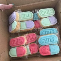 Chill Pill Kapsel Ausstechform Prägemaschine von aussiecookiecutters