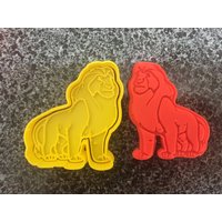 Der König Löwe 02 Ausstechform Prägemaschine von aussiecookiecutters