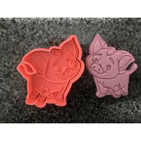 Der Schweine Ausstechform Prägestempel 02 von aussiecookiecutters