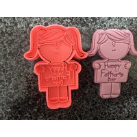 Glücklich Vatertag 02 Cutter Embosser Glücklich Vatertag 02 Cutter Embosser von aussiecookiecutters