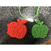 Lehrer Wertschätzung Cookie Cutter Prägestempel Lehrer Wertschätzung Cookie Cutter Prägestempel von aussiecookiecutters