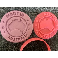 Made in Australia Ausstechform Embosser Made in Australia Ausstechform Embosser von aussiecookiecutters