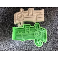 Musiknoten Cutter Embosser von aussiecookiecutters