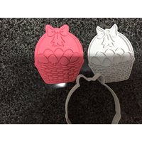 Ostereierkörbchen 01 Ausstechform Prägezange von aussiecookiecutters