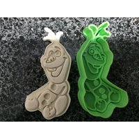 Süße Schneemann Ausstechform von aussiecookiecutters