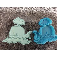 Süßesten Glücklich Wal Ausstechform Präge Süßesten Glücklich Wal Ausstechform Präge von aussiecookiecutters