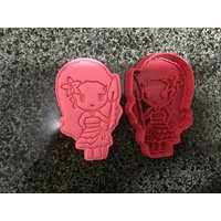Die Prinzessin Aus 01 Ausstechform Prägeform Die Prinzessin Aus 01 Ausstechform Prägeform von aussiecookiecutters