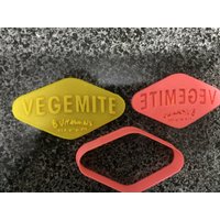 Vegemite Präge-Ausstechform von aussiecookiecutters