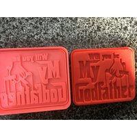 Willst Du Mein Pate Ausstechform Prägezange Sein von aussiecookiecutters