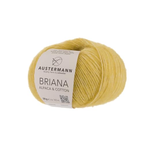 Briana Alpaca Cotton | 165 M - 50 G | 01 - Gelb von austermann