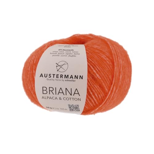 Briana Alpaca Cotton | 165 M - 50 G | 02 - Orange von austermann