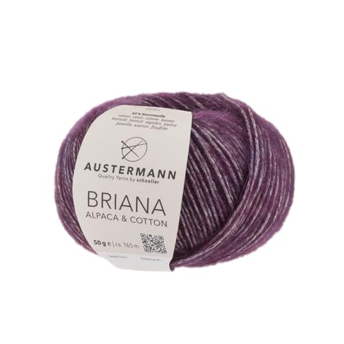 Briana Alpaca Cotton | 165 M - 50 G | 05 - Brombeer von austermann