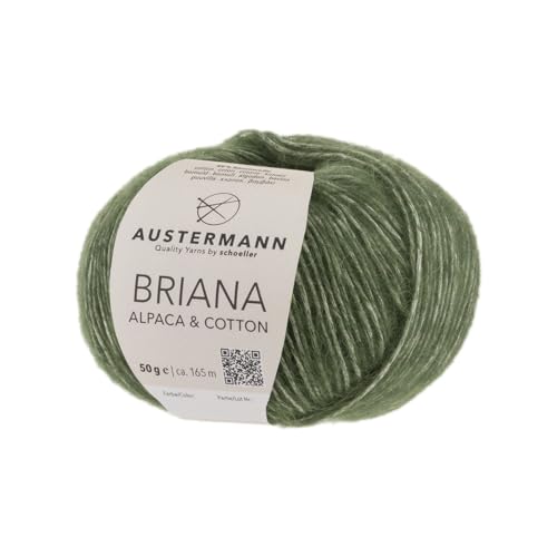 Briana Alpaca Cotton | 165 M - 50 G | 08 - Oliv von austermann