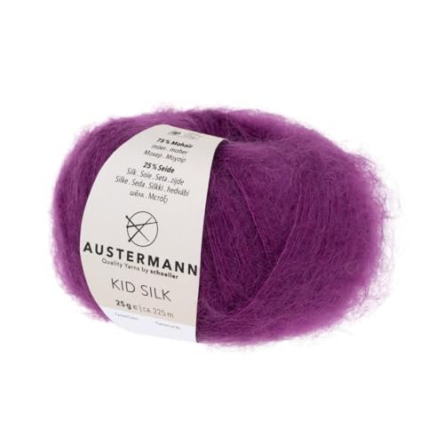 Kid Silk Austermann Lace Wolle (17 - beere) von austermann