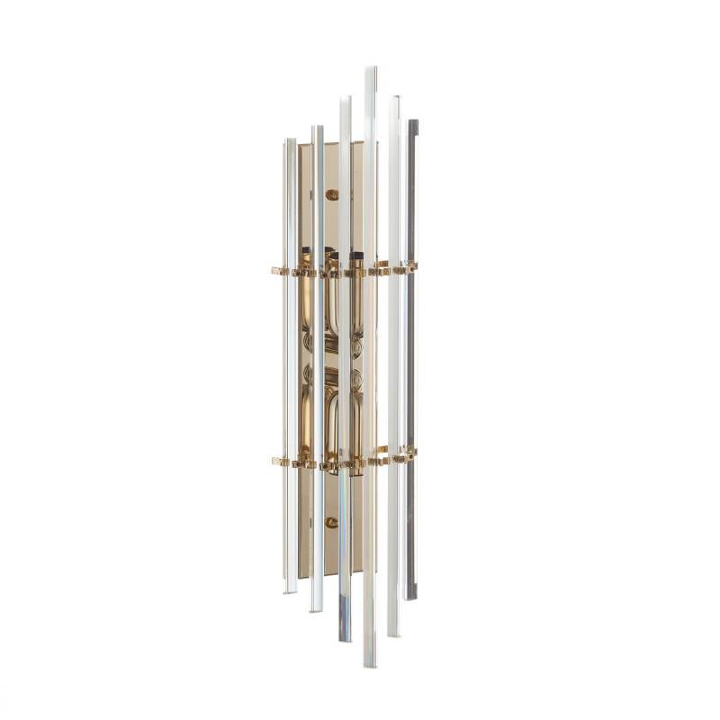 Austrolux Wandleuchte Lampe Ontario Gold Transparent Glas 41 Cm 24 K Vergoldet B-Ware von austrolux