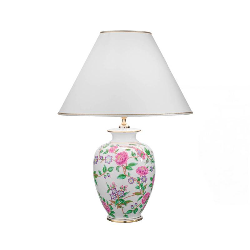 KOLARZ Tischlampe Giardino Flora, Höhe 55 cm, weiß/bunt von austrolux