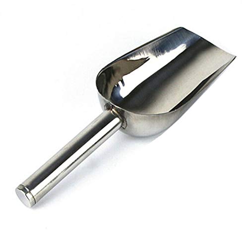 AUSUKY 1 x Edelstahl Eisschaufel Schaufel für Hochzeit Buffet Bar Süßigkeiten Essen Löffel Schaufel 8-13 Zoll (20,3 cm) von ausuky