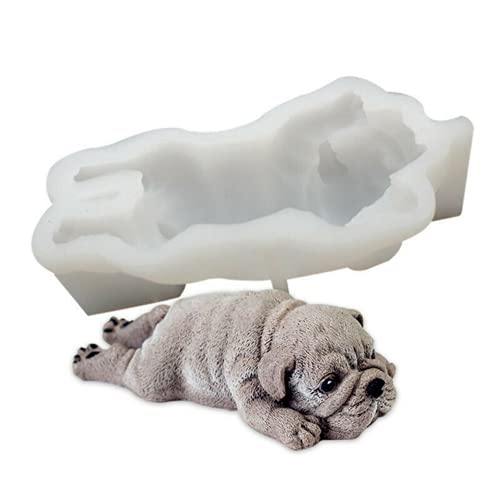 Hundeform aus Silikon, für Fondant, Kuchen, Schokolade, 3D-Tiere, Pudding, Backform von ausuky