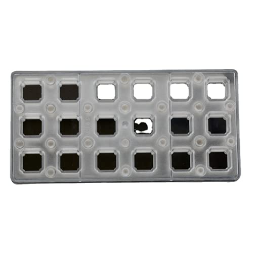 Quadratische DIY-Schokoladen-Formen für selbstgemachte Schokoladen-Transferfolie, magnetische Polycarbonat-Form von ausuky