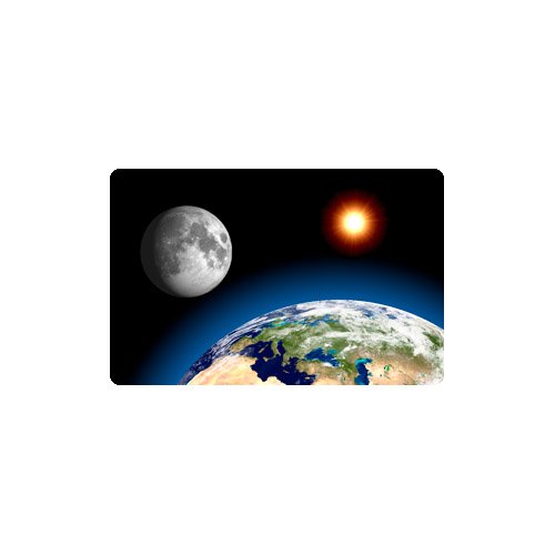 3D Authentic Magnet Earth, Moon and Sun von authentic MAGNET