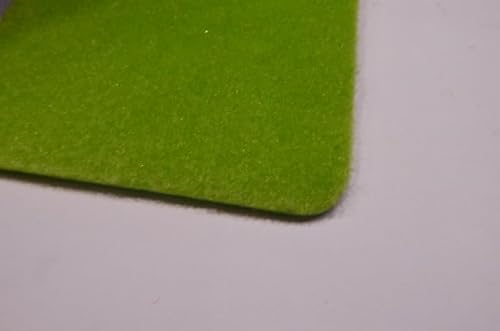 12,90 Euro/m² Teppich Meterware Autoteppich feiner dünner Velourstoff Vließ grün von autix