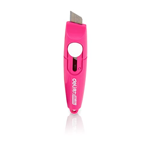 Mini Cutter-Messer Deli SK5 mit ultrascharfer Klinge - Folierer- Grafikmesser (Pink) von auto-Dress.de