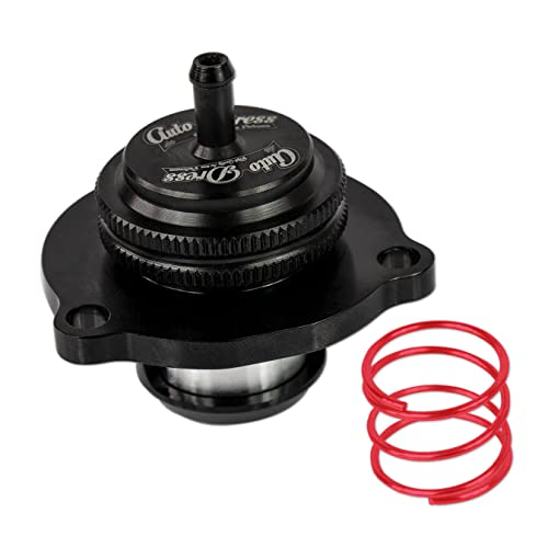 Pop/Blow Off Ventil einstellbar universal Ersatz fürs Schubumluftventil (Schwarz) von Auto-Dress