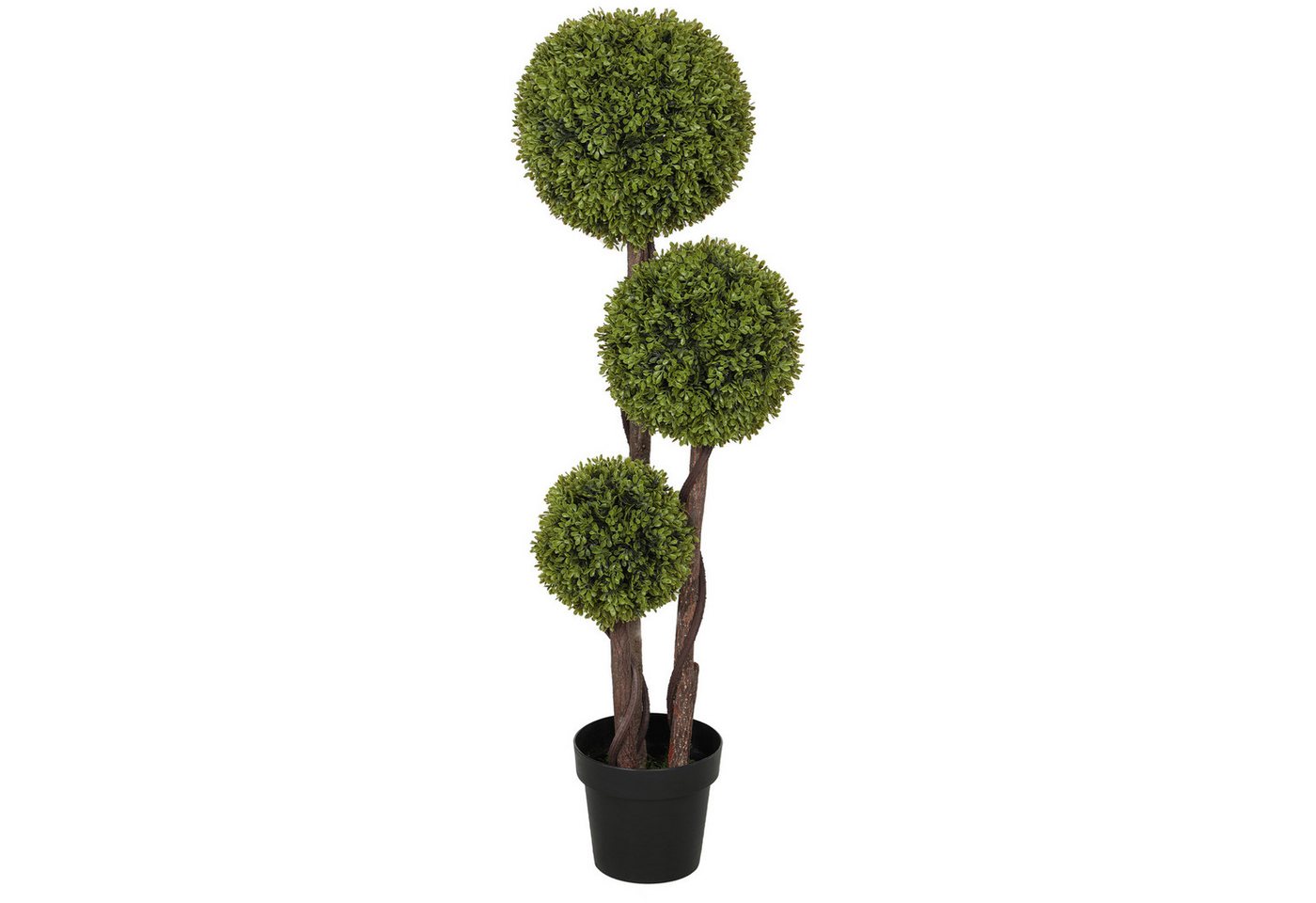 Kunstpflanze Künstlicher Buchsbaum, 115 cm Zimmerpflanze, Dekopflanze, autolock, Dekorative Pflanzen für Zuhause, Büro, Flur, Garten, Grün von autolock
