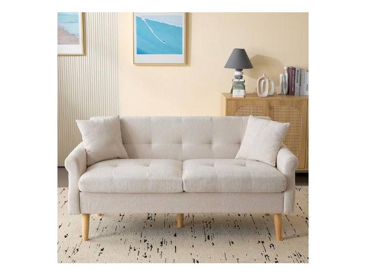 autolock 2-Sitzer Sofa Polstersofa aus Chenille Stoff mit dicken Kissen, skandinavischen, Couch Polstermöbel für Wohnzimmer, Schlafzimmer, kleine Wohnung autolock 2-Sitzer Sofa Polstersofa aus Chenille Stoff mit dicken Kissen, skandinavischen, Couch Polstermöbel für Wohnzimmer, Schlafzimmer, kleine Wohnung von autolock
