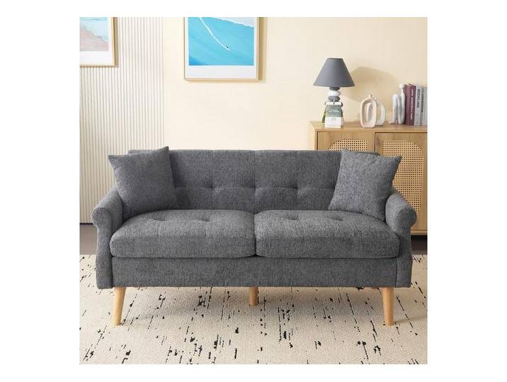 autolock 2-Sitzer Sofa Polstersofa aus Chenille Stoff mit dicken Kissen, skandinavischen, Couch Polstermöbel für Wohnzimmer, Schlafzimmer, kleine Wohnung autolock 2-Sitzer Sofa Polstersofa aus Chenille Stoff mit dicken Kissen, skandinavischen, Couch Polstermöbel für Wohnzimmer, Schlafzimmer, kleine Wohnung von autolock