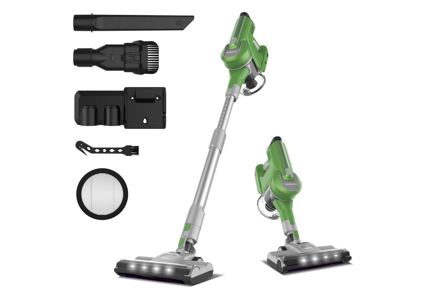 autolock Akku-Hand-und Stielstaubsauger S8 Kabelloser Stielstaubsauger mit LED-Display und Soft-Roller-Bürste von autolock