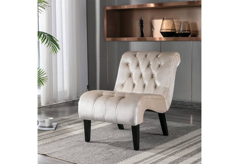 autolock Besucherstuhl Modern Velvet Armless Accent Wohnzimmer Stuhl, Freizeit Stuhl autolock Besucherstuhl Modern Velvet Armless Accent Wohnzimmer Stuhl, Freizeit Stuhl von autolock