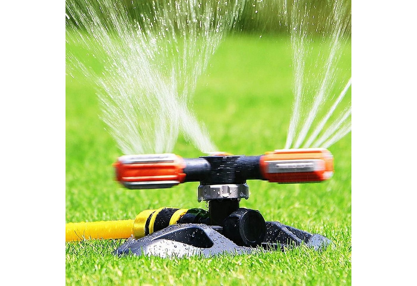 autolock Bewässerungssystem Garten Sprinkler,Automatische 360 Grad Rotierende Rasen Wasser von autolock