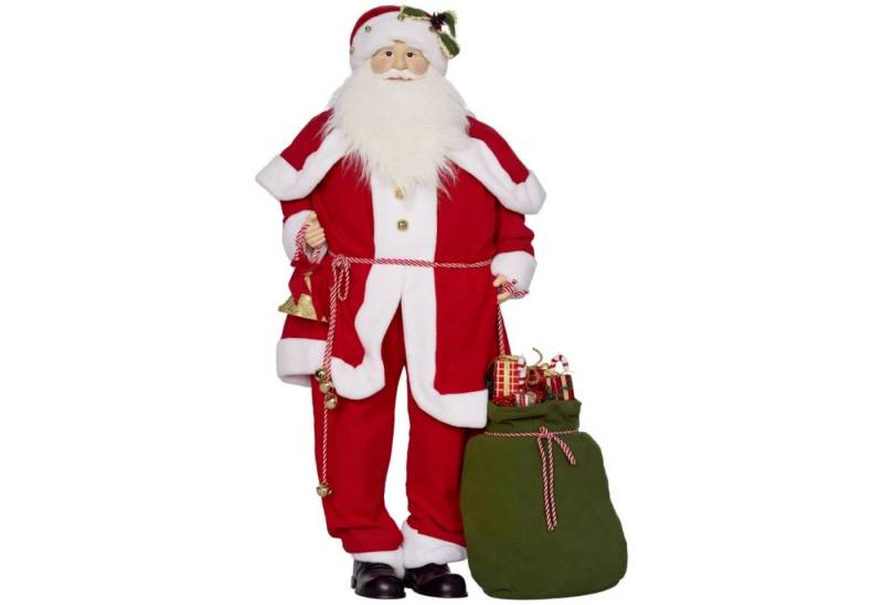 autolock Dekofigur Weihnachtsmannfigur,beweglich,mit Geräuschsensor,Lachen & Musik von autolock