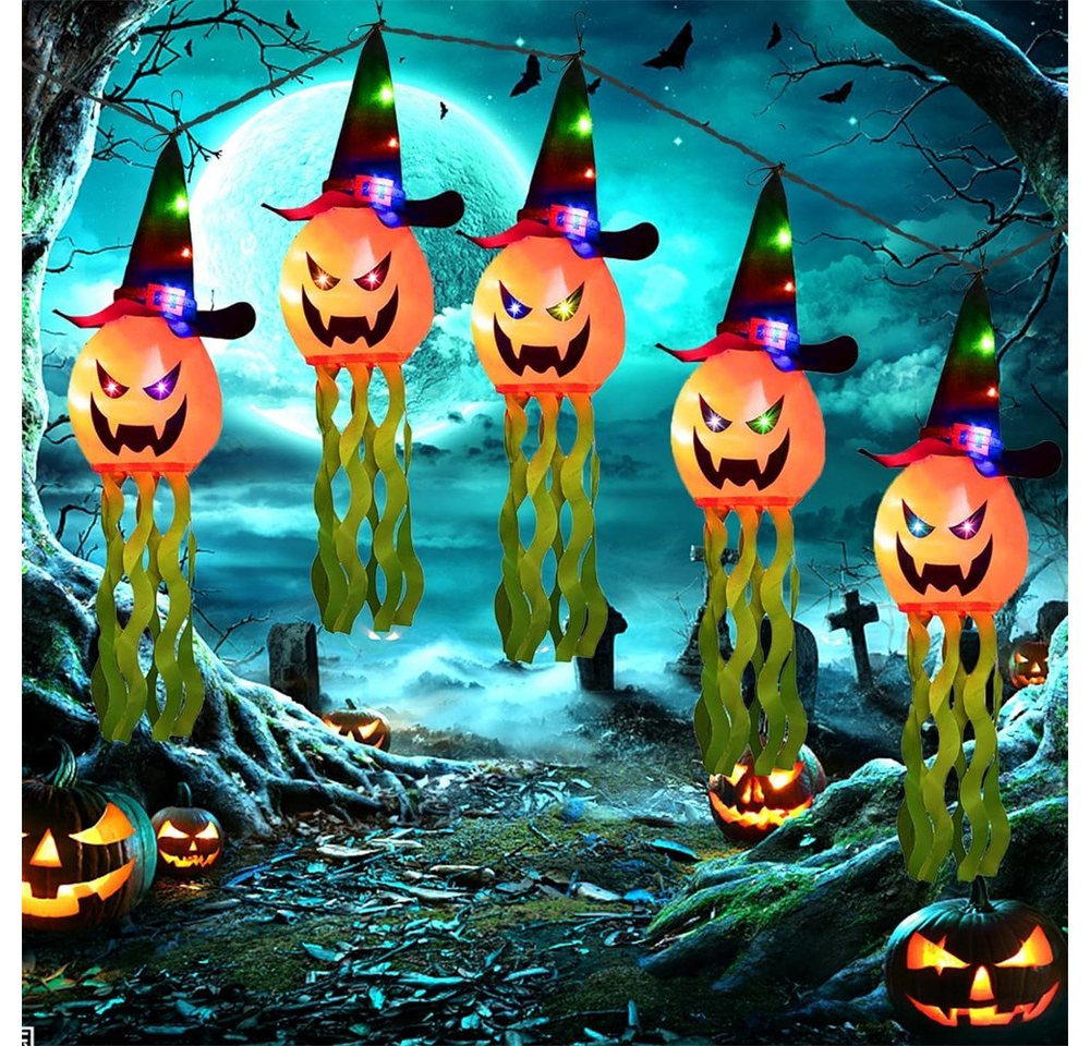 autolock Dekohänger Halloween Dekoration Outdoor Kürbis Indoor Garten Kürbis Scary (3 St), Horror Herbst Dekoration Set Kürbisse Party Outdoor Dekorative von autolock