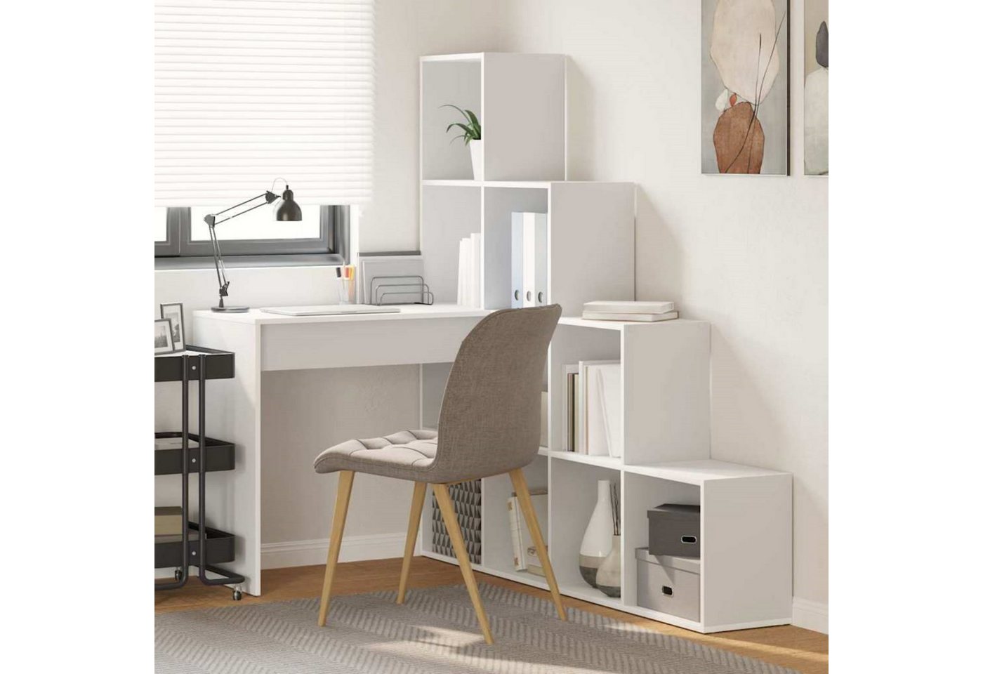 autolock Eckschreibtisch Schreibtisch Computertisch Weiß 101,5 x 149,5 x 149,5 cm Holzwerkstoff, für kleine Wohnungen autolock Eckschreibtisch Schreibtisch Computertisch Weiß 101,5 x 149,5 x 149,5 cm Holzwerkstoff, für kleine Wohnungen von autolock