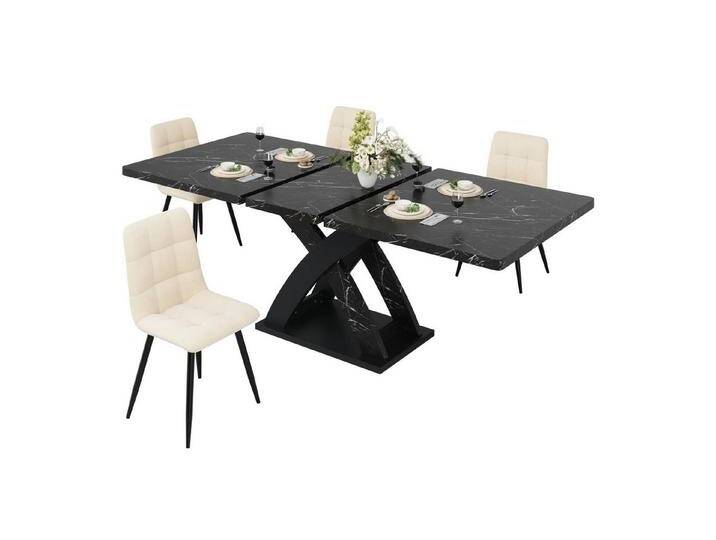 autolock Esstisch Ausziehbarer Esstisch,Esstisch,Küchentisch,Balkontisch aus Holz, ausziehbarer Esstisch, 120–160 cm, Platz für bis zu 6 Personen autolock Esstisch Ausziehbarer Esstisch,Esstisch,Küchentisch,Balkontisch aus Holz, ausziehbarer Esstisch, 120–160 cm, Platz für bis zu 6 Personen von autolock