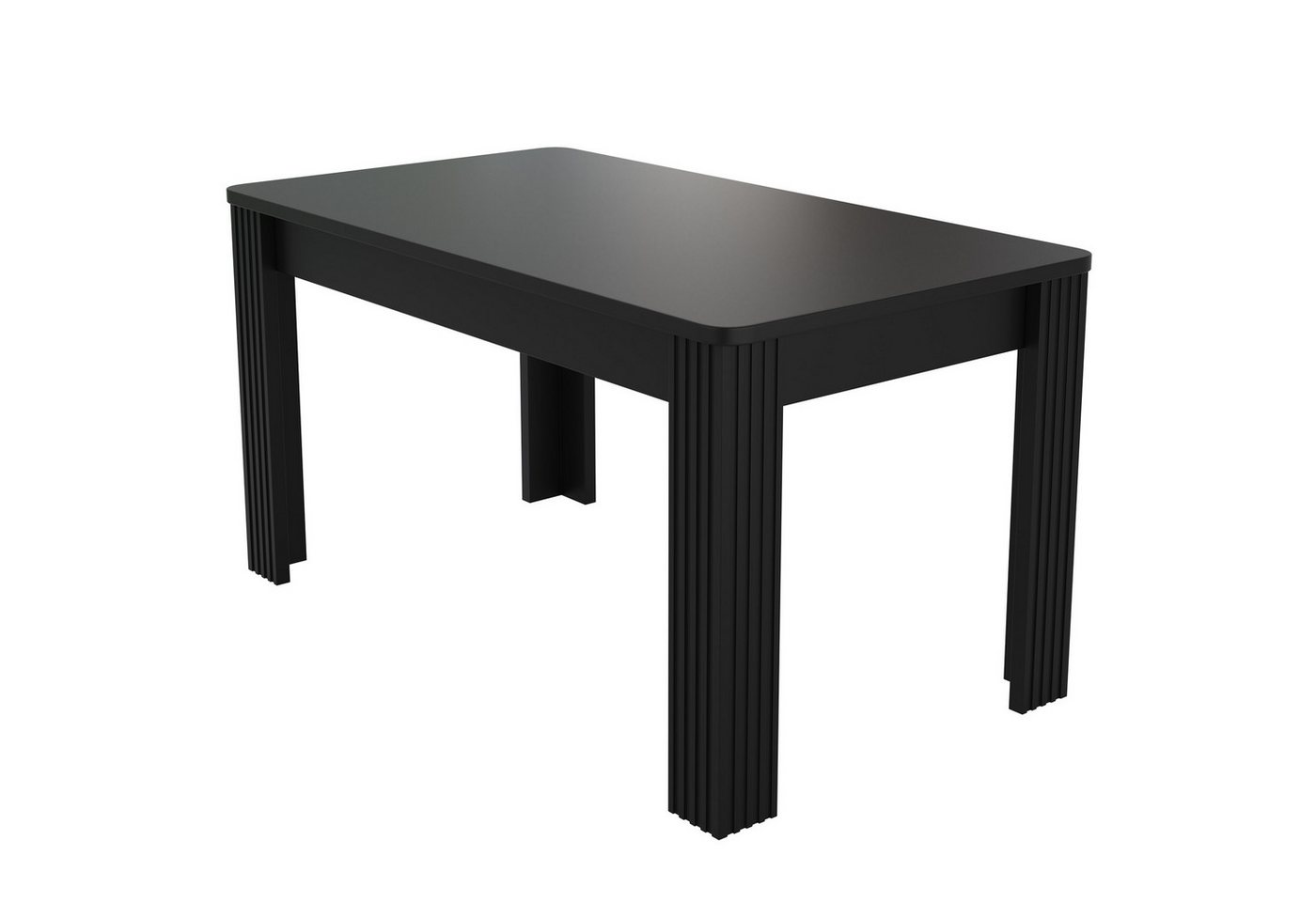autolock Esstisch Esszimmertisch Eichenholz Tisch Kaffee-Freizeittisch Massivholz (116 × 65 × 75 cm BTH), Esstisch für 4-6 Personen für Wohn- und Esszimmer von autolock