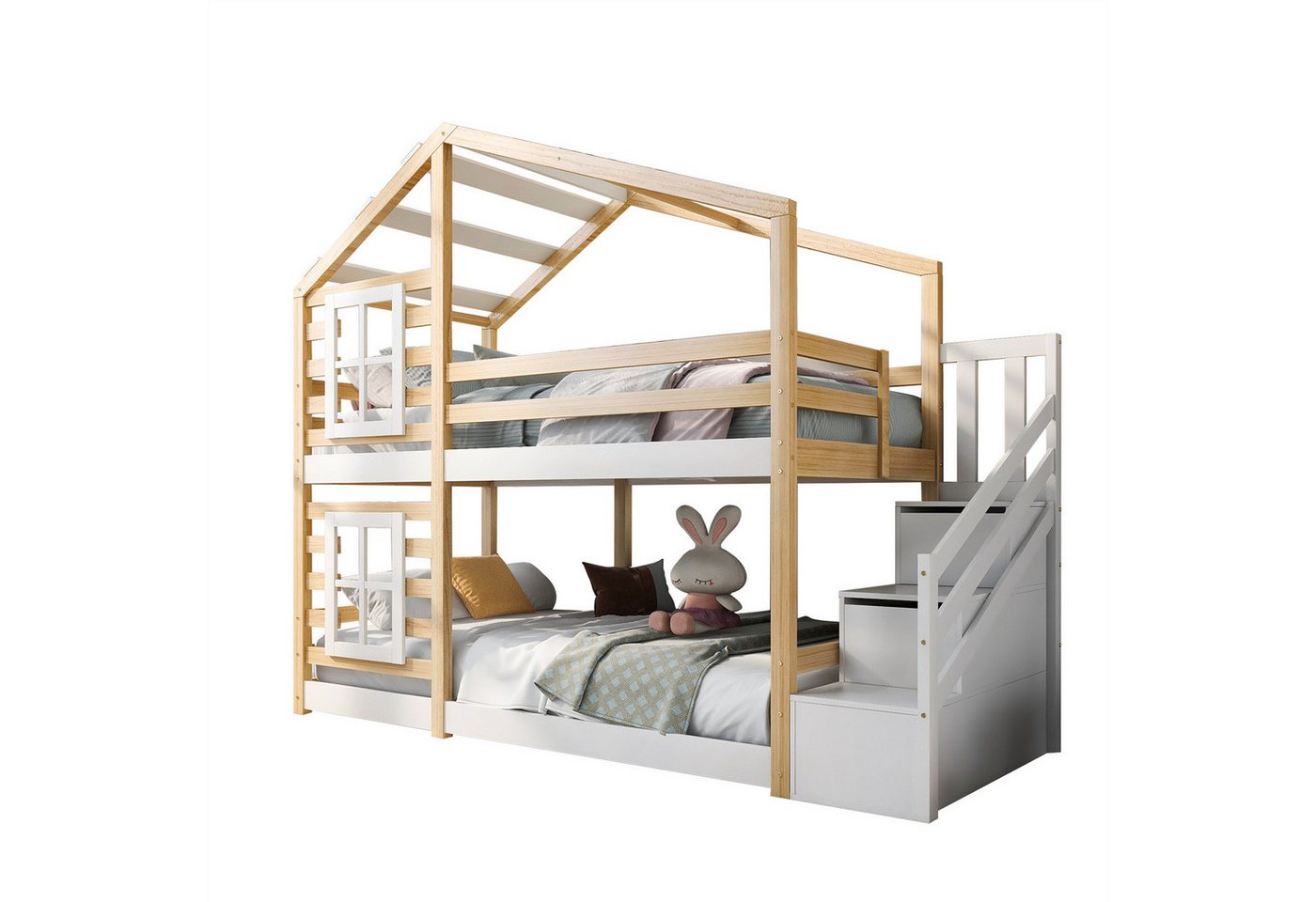 autolock Etagenbett Etagenbett 90x200cm Kinderbett mit Treppe autolock Etagenbett Etagenbett 90x200cm Kinderbett mit Treppe von autolock