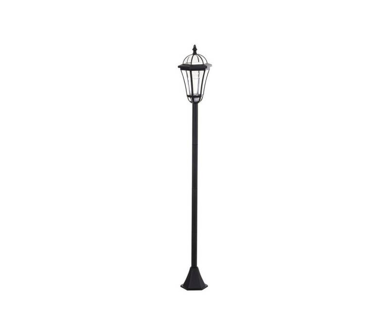 autolock Gartenleuchte 2er Set LED Solar Gartenlaterne 6 Std., Beleuchtung Edelstahl Stehleuchte Solarlampe 18,5xH129 cm von autolock