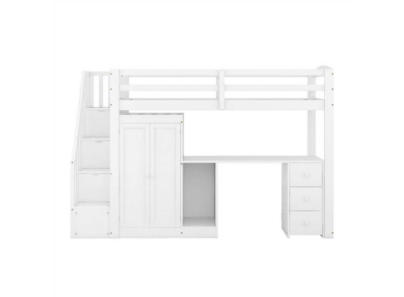 autolock Hochbett Etagebett,Hochbett mit Kleiderschrank und Treppe Schreibtisch und Schubladen und Schrank in einem autolock Hochbett Etagebett,Hochbett mit Kleiderschrank und Treppe Schreibtisch und Schubladen und Schrank in einem von autolock